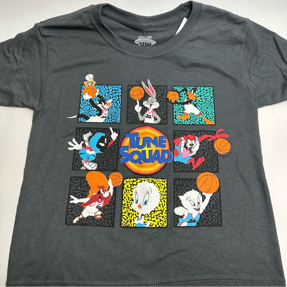 WB Space Jam: A New Legacy Tune Squad Youth Tee T-Shirt Size S (8) NWT New